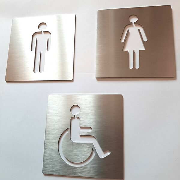 Plaques pictogrammes inox