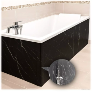 tablier-de-baignoire-effet-marbre-noir